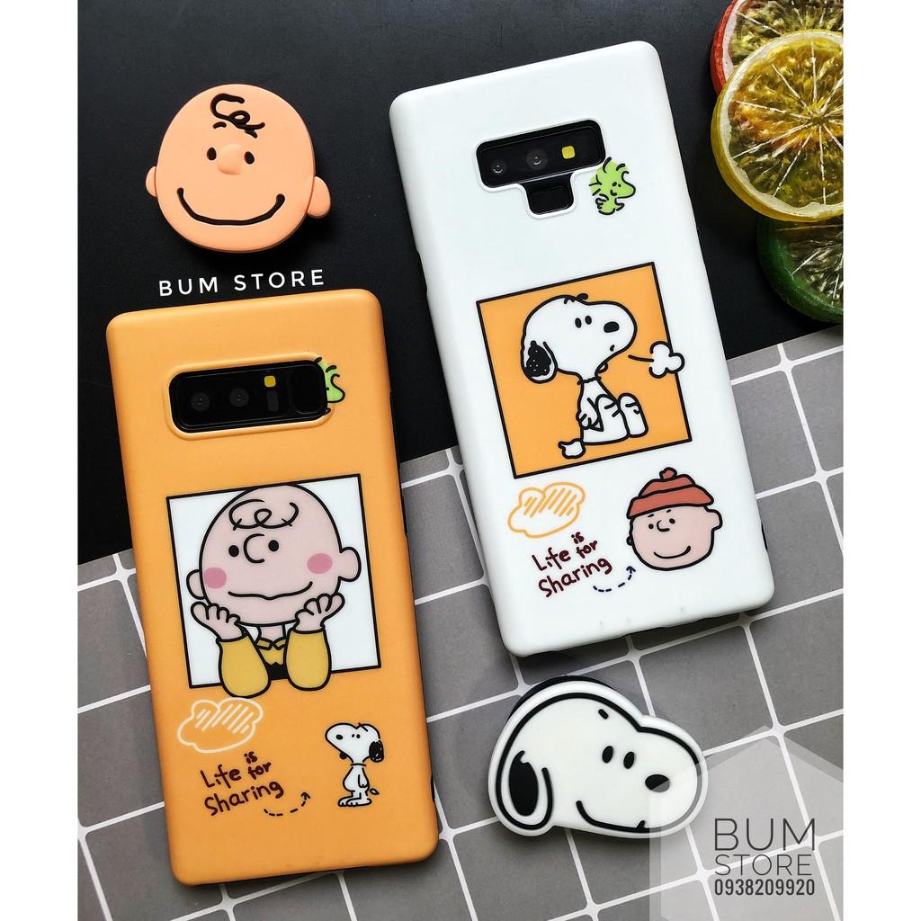 Ốp Lưng Dẻo SNOOPY Cho Dòng Samsung Galaxy Note 10 plus / Note 10 / S10 plus / S10 / Note 9 / Note 8 / S9 Plus