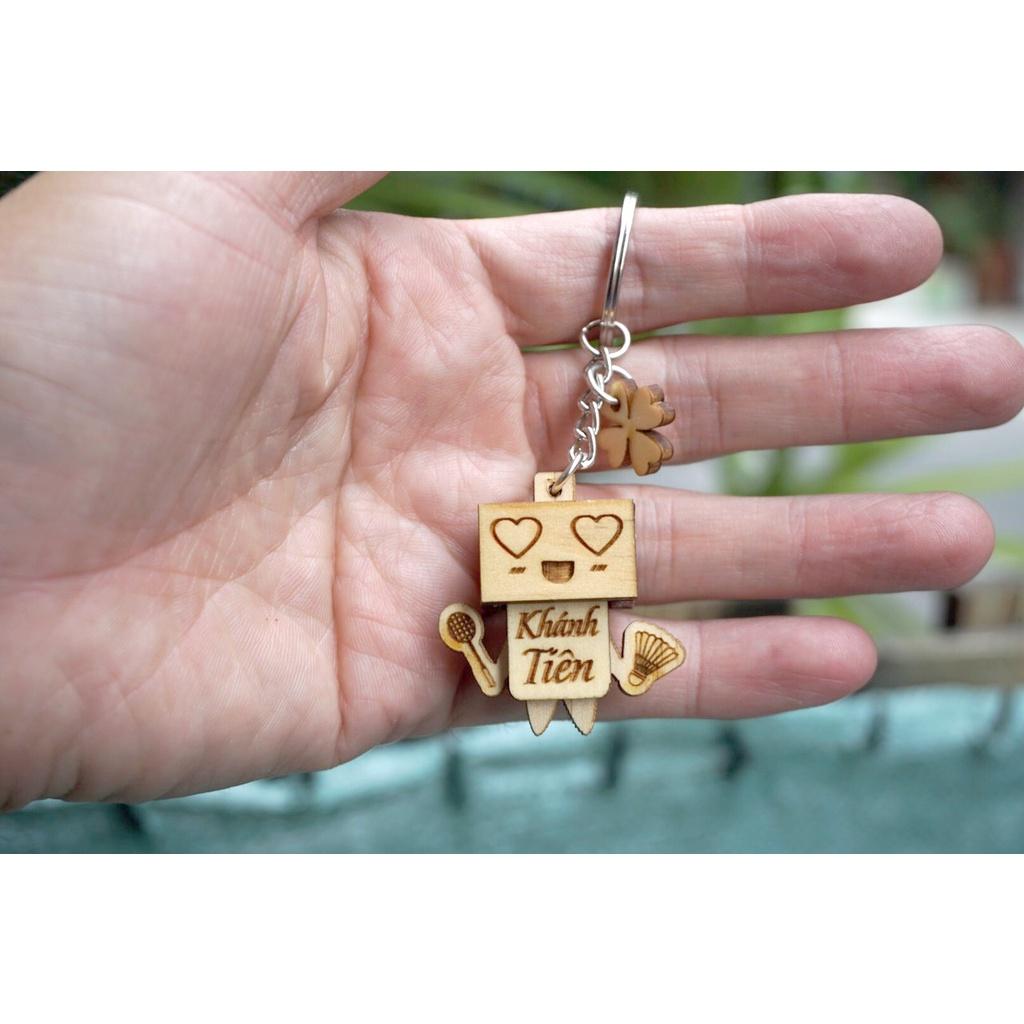 Danbo Đánh Cầu Lông, Danbo badminton Có KHẮC tên