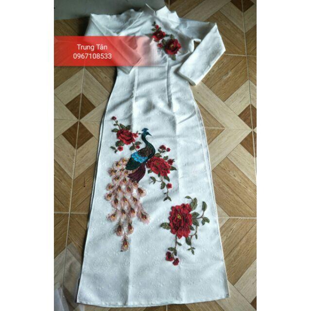 Áo dài cưới kèm quần