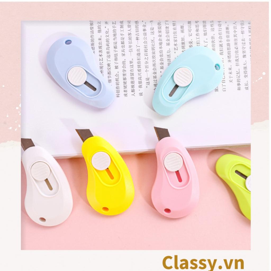 Dao rọc giấy cầm tay nhỏ xinh Classy màu pastel PK1523