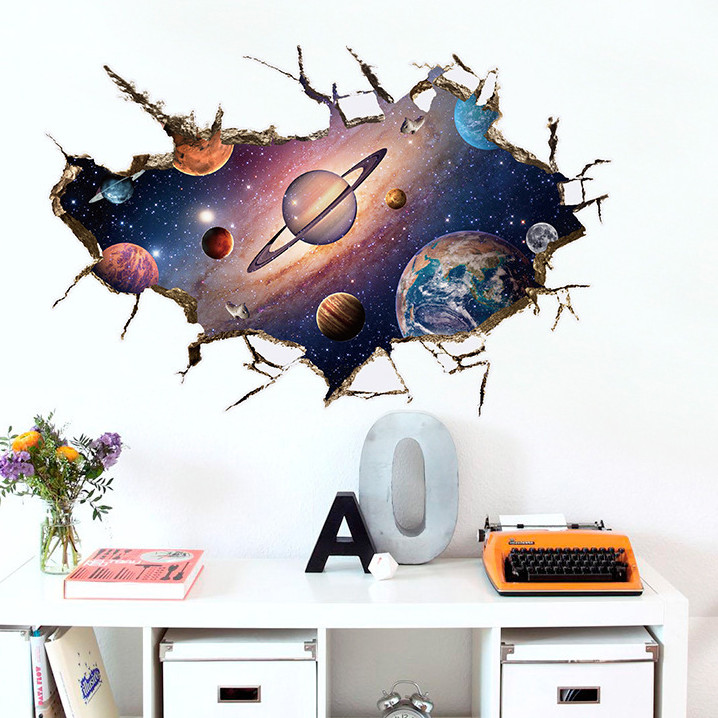 Galaxy - Decal 3D hình dán trang trí 60x90cm