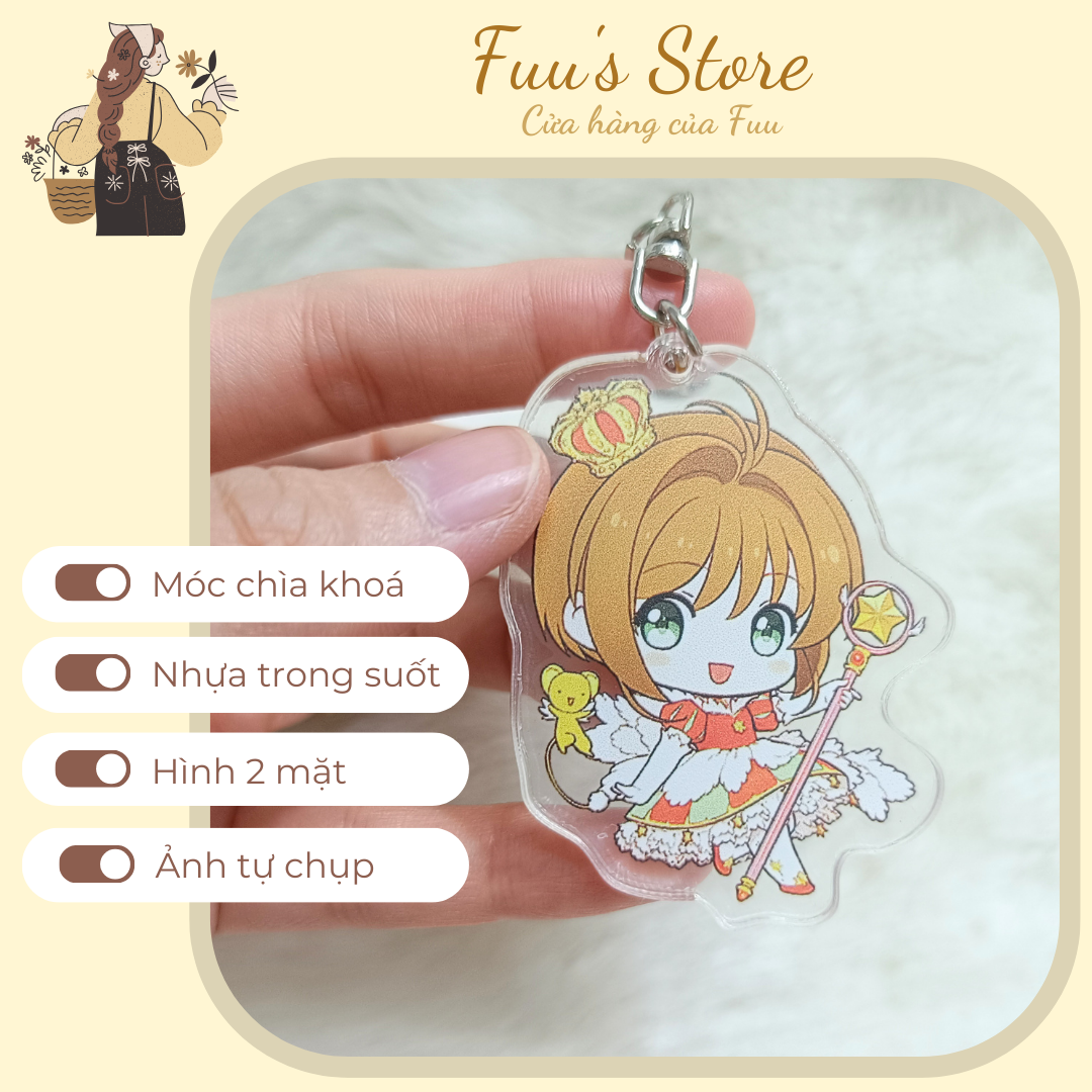 Móc khóa Sakura Thủ Lĩnh Thẻ Bài mẫu 2