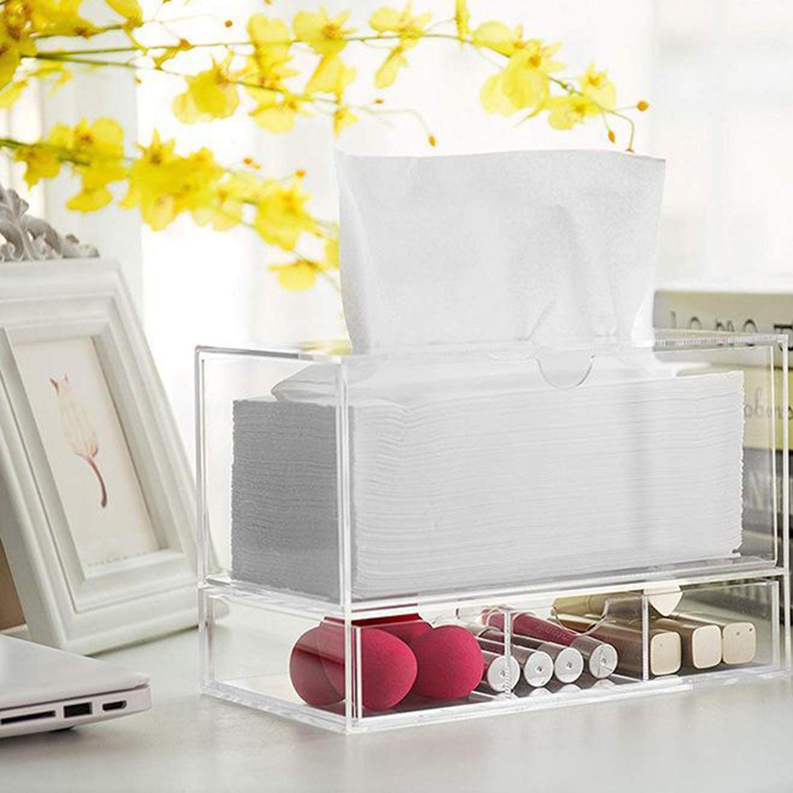 New Acrylic Makeup Organizer Rack Jewelry Holder Storage Box Case Clear