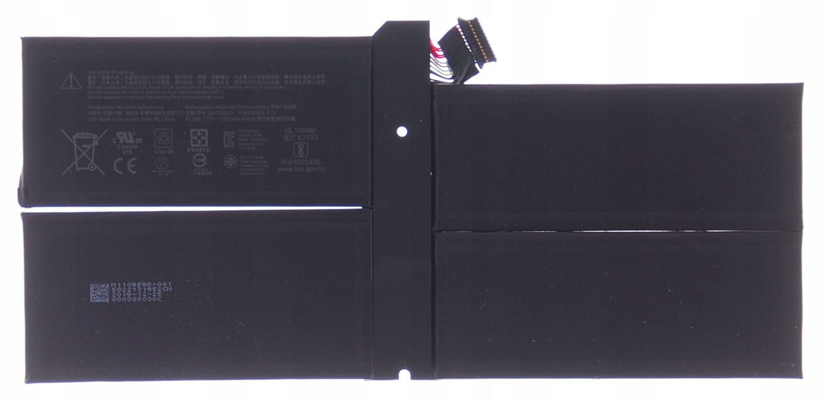 Pin dành cho Microsoft Surface Pro 7 1866 G3HTA061H Tablet CS-MCP186SL