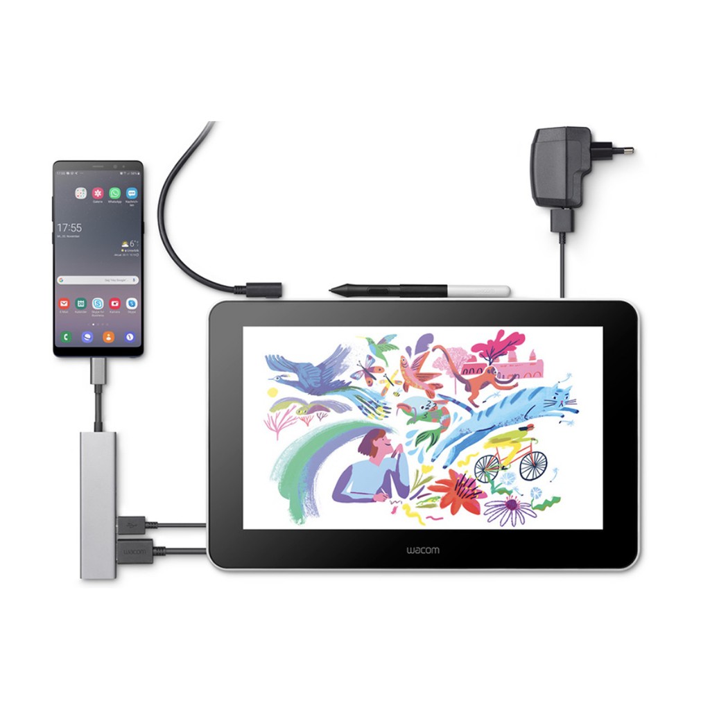 Bảng vẽ Wacom Cintiq DTC-133 (Wacom One 13.3″) - Hàng Chính Hãng