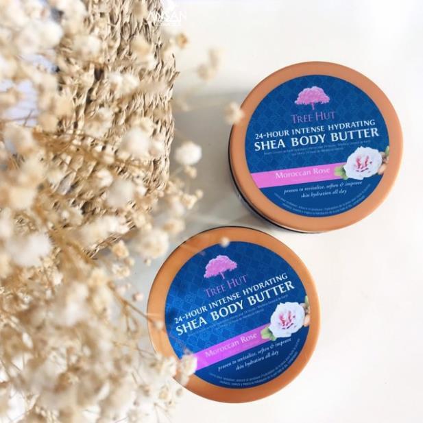 Bơ dưỡng thể Tree Hut Shea Body Butter, Moroccan Rose 198gr