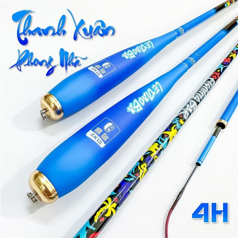 Thanh Xuân Phong nhã 4h tặng ngọn phụ và túi vải tặng phao lưỡi đơn trục AnhNam-Fishing - Size