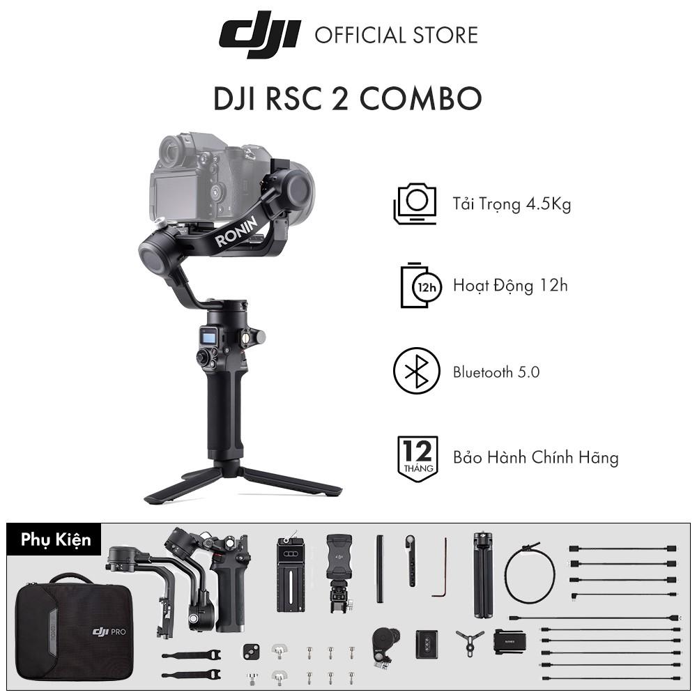 Tay cầm gimbal DJI Ronin RSC 2 chống rung máy ảnh