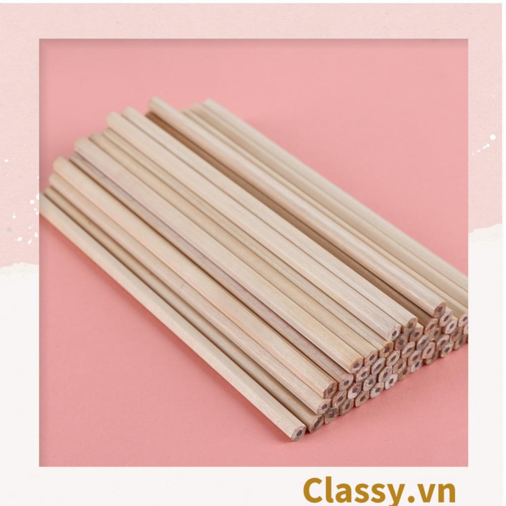 Bút Chì HB Classy Lục Giác và tam giác Gỗ Thiên Nhiên PK652