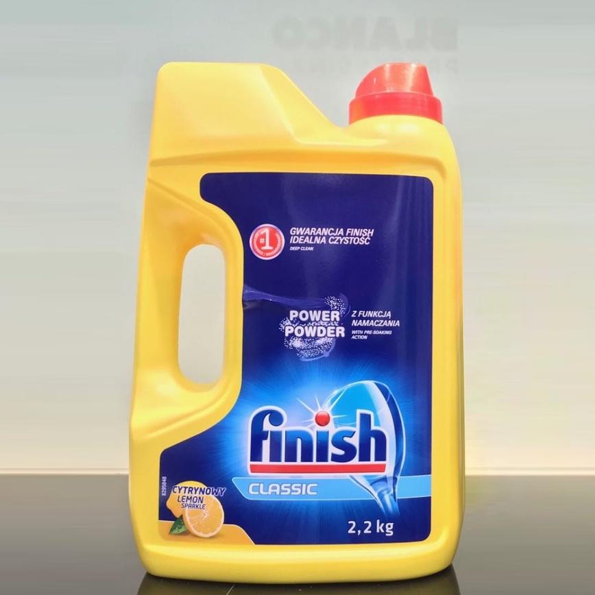 Combo Bột rửa bát Finish 2.5kg + Muối Finish 1.2kg + Nước làm bóng Finish 400ml nuoclambong muoiruabat muoifinish