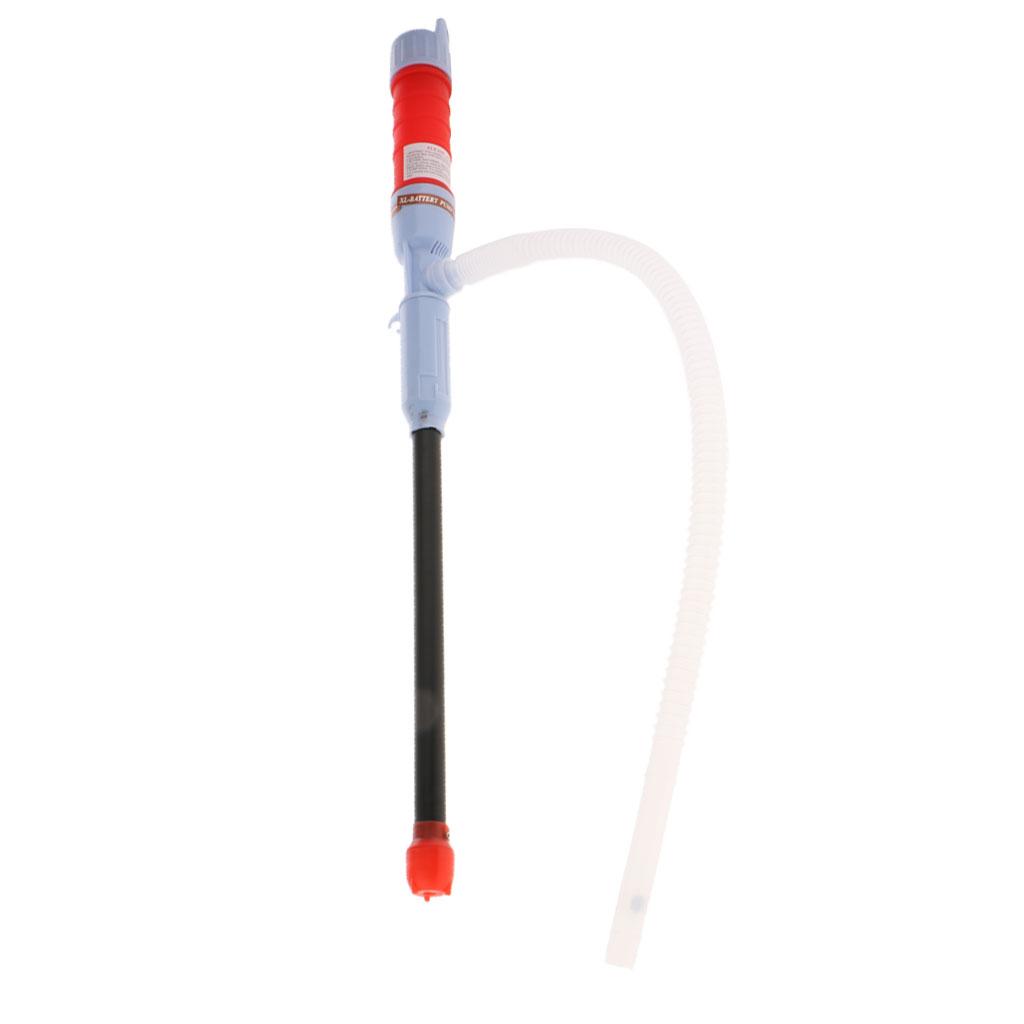 Car Hand Siphon Liquid Transfer Pipe Oil Water Tank High Quality Red