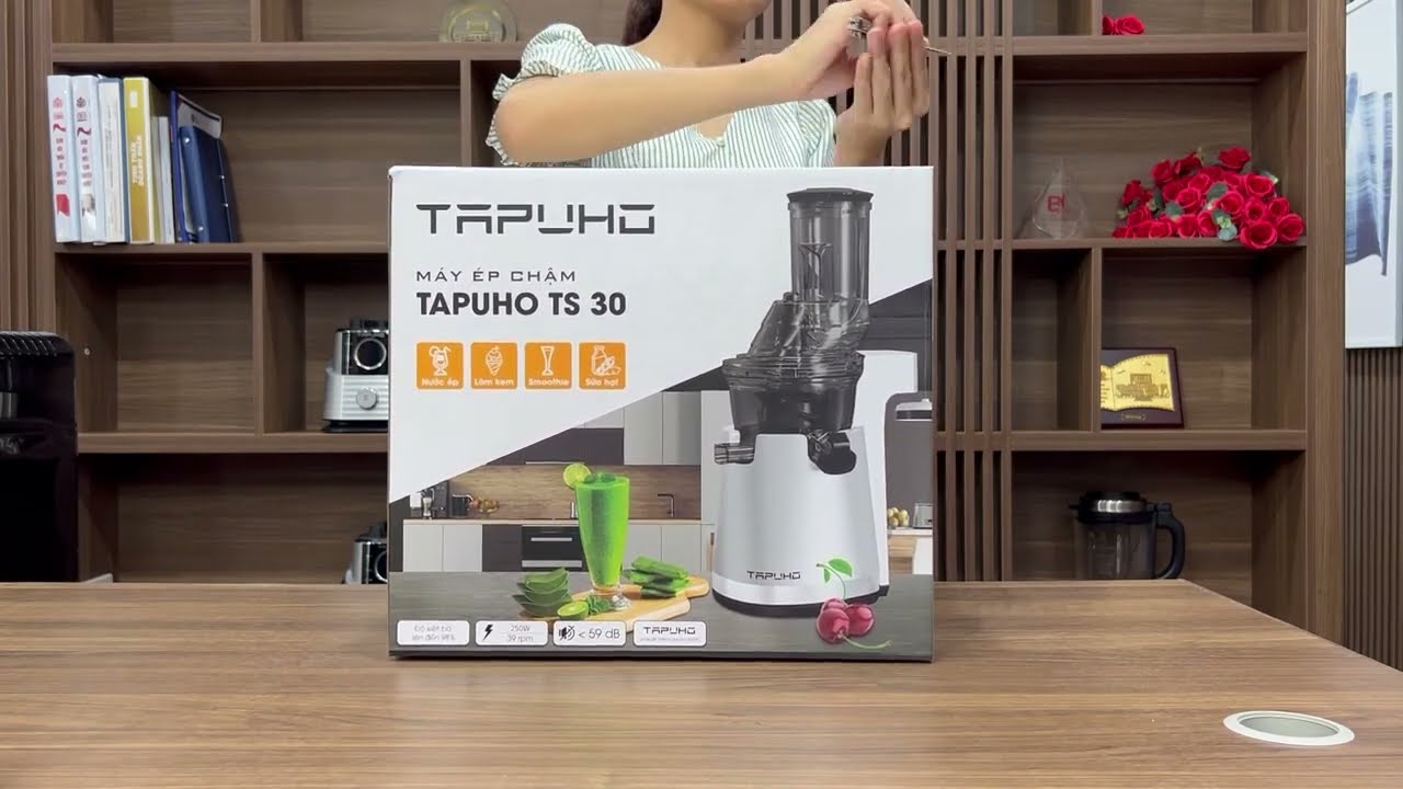 MÁY ÉP CHẬM TAPUHO TS-30. HÀNG CHÍNH HÃNG