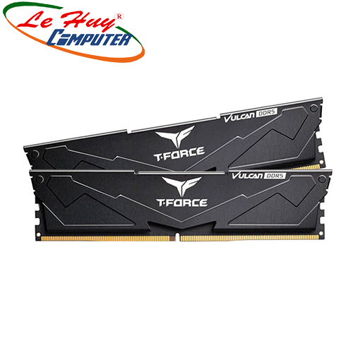 Ram máy tính TEAM T-Force Vulcan Black 32GB  DDR5 5200Mhz  - Hàng Chính Hãng