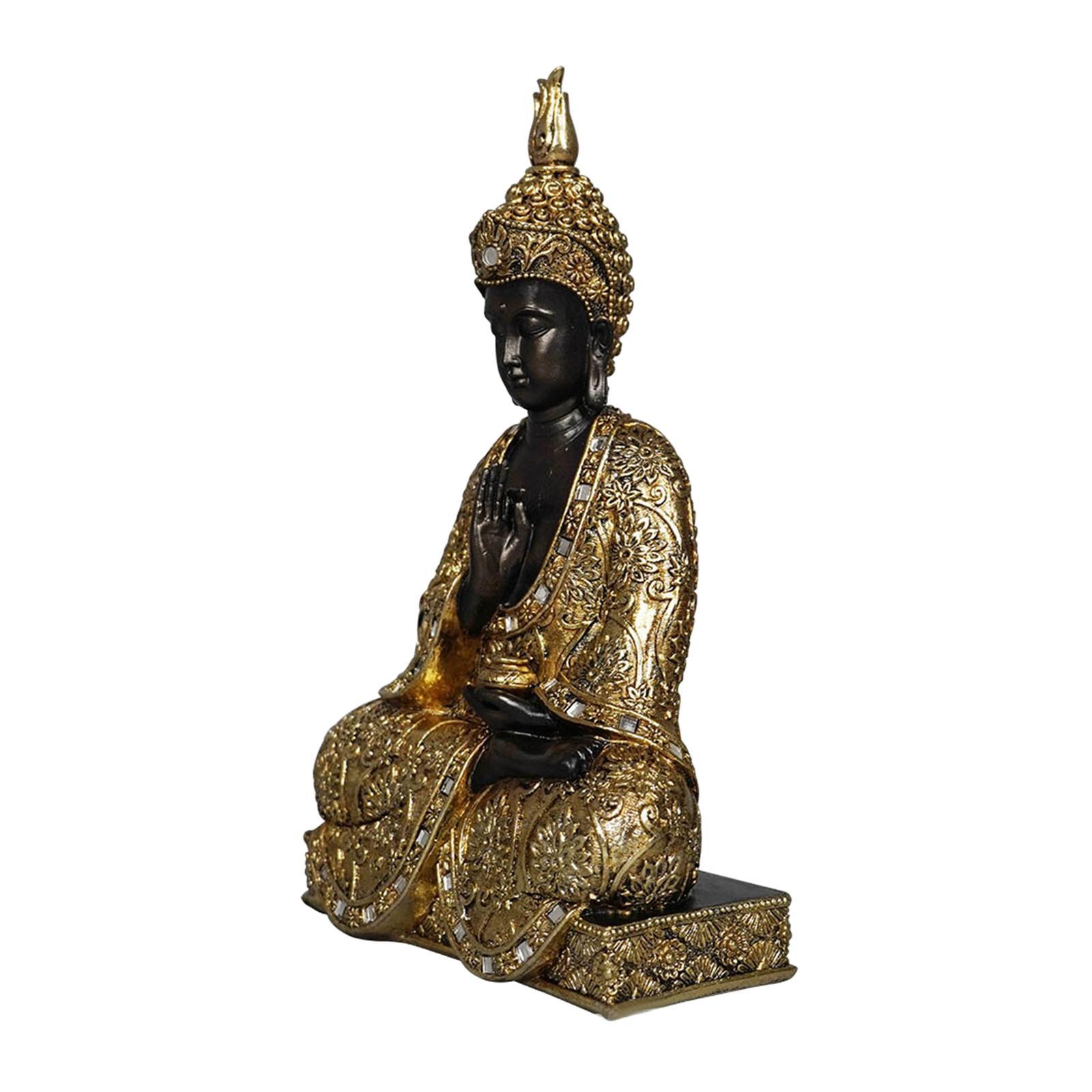 Buddha Figurine Statue Sculpture Ornament for Tabletop Home Decor