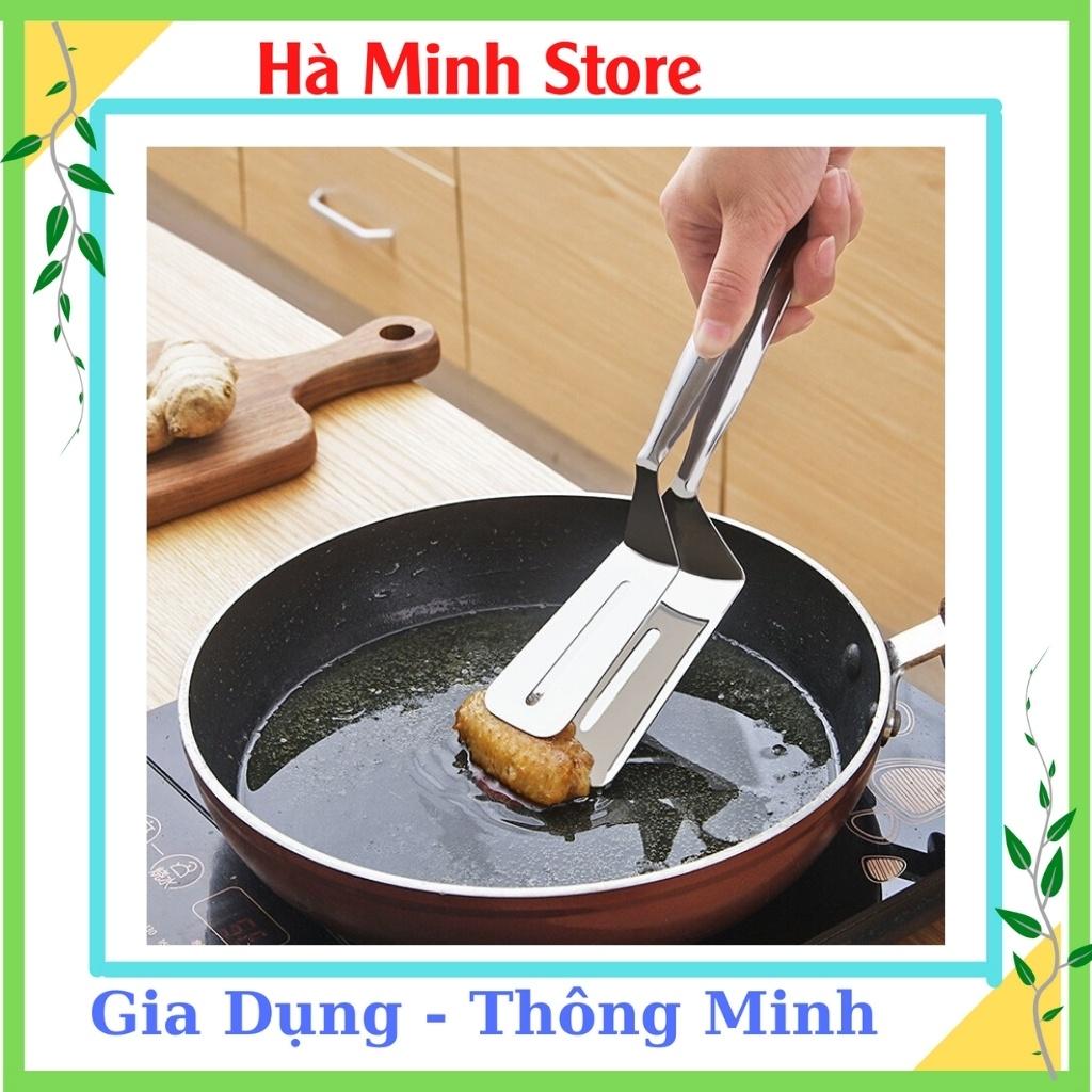 Dụng Cụ Kẹp Và Lật Thịt, Kẹp Cá Chiên, Xẻng Chiên Trứng, Kẹp Thực Phẩm Nóng Đa Năng Loại Lớn Inox 304 Cao Cấp Siêu Bền