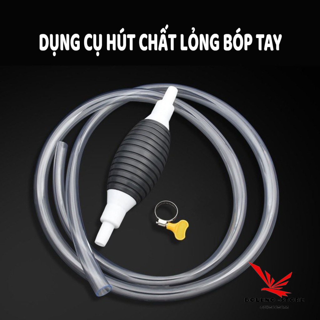 Dụng Cụ Bơm Hút Rượu Xăng Dầu Chất Lỏng Bóp Tay Tiện Lợi Đa Năng - Hàng Loại 1- Chính Hãng MINIIN