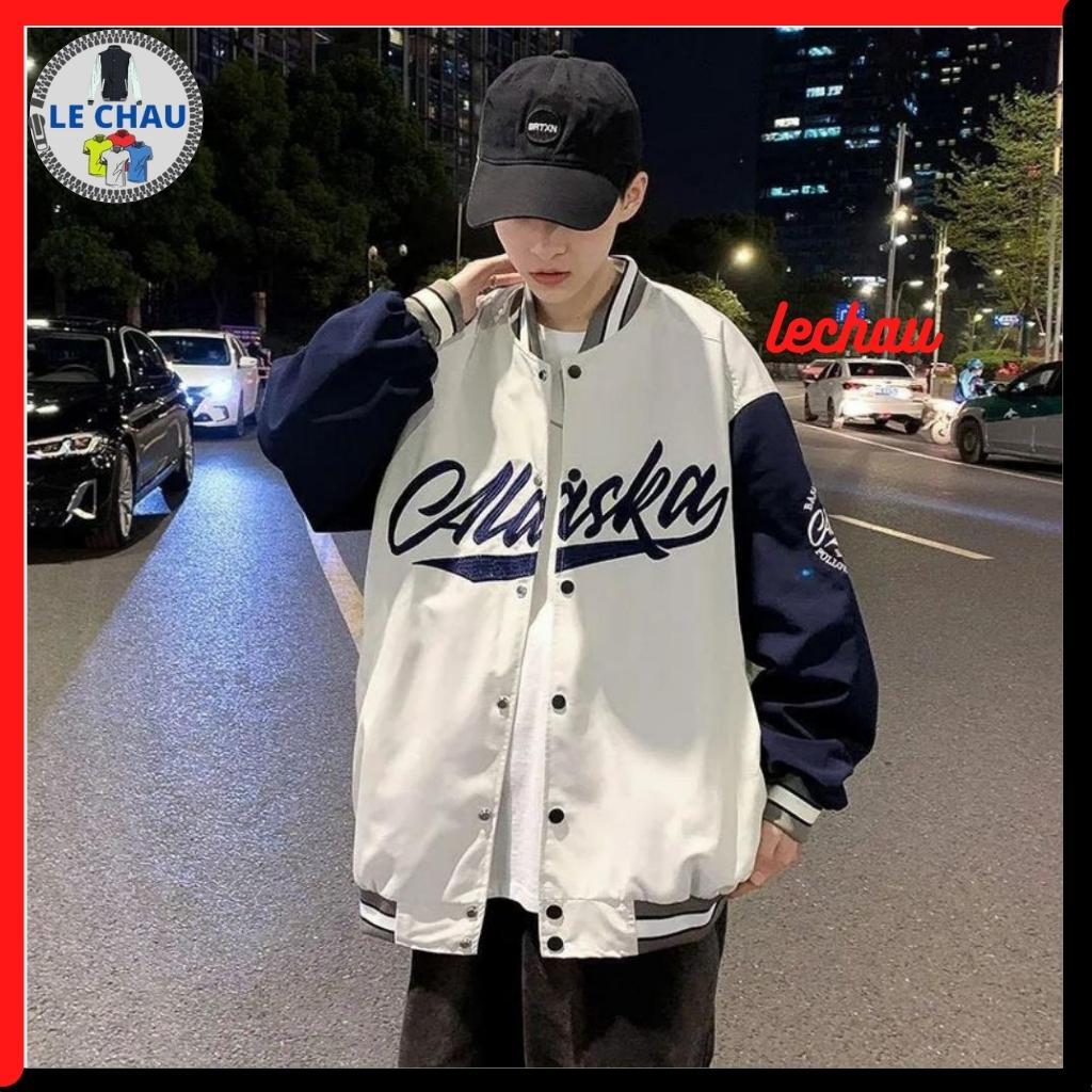 Áo khoác bomber nam nữ form rộng 2 lớp dù nam nữ ulzzang hottrend street style ALASKA Hàn Quốc rẻ đẹp