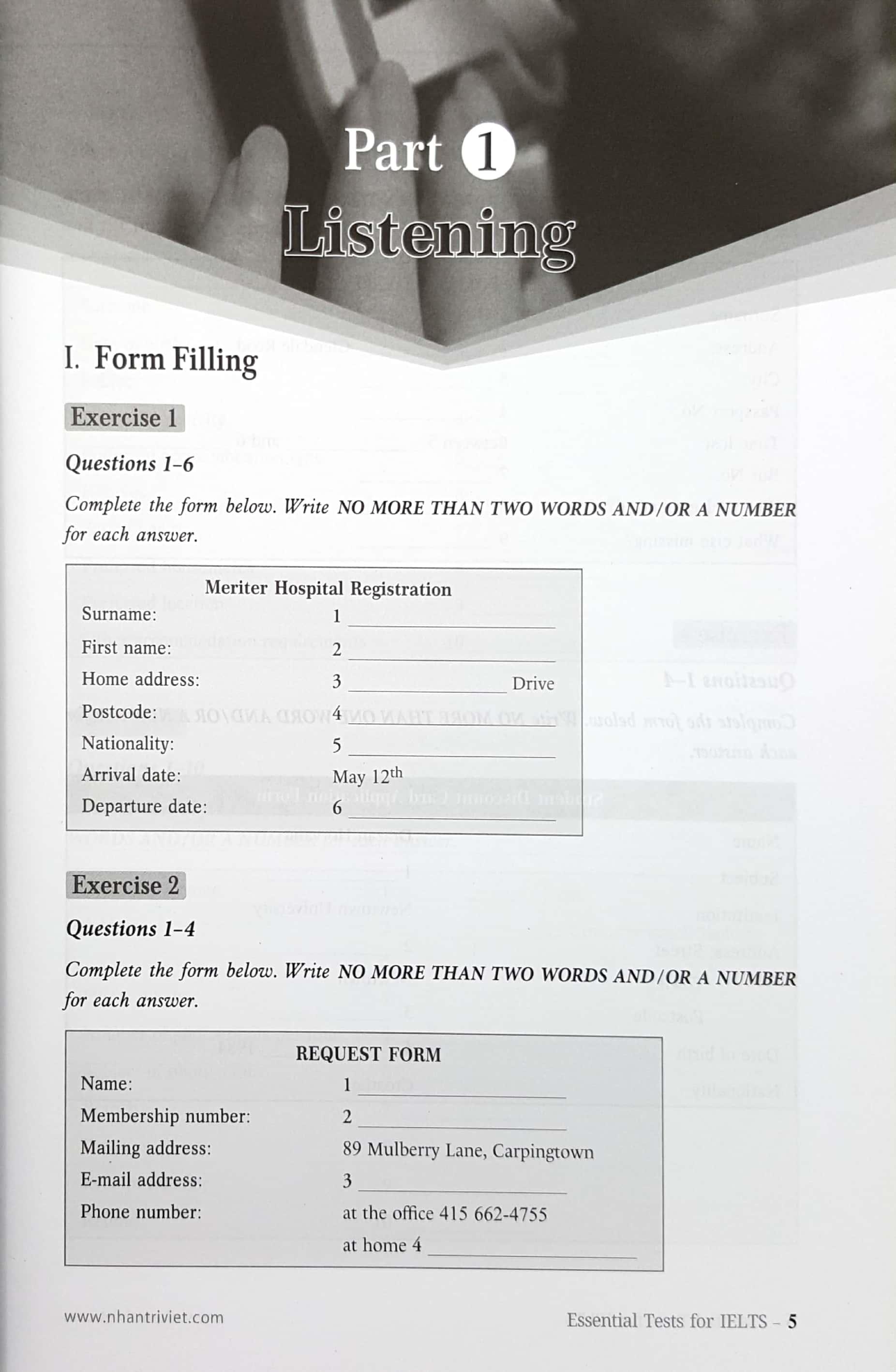 Sách Essential Test For IELTS (Kèm CD)
