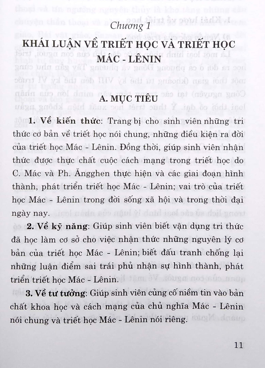 Giáo Trình Triết Học Mác - Lênin (Dành Cho Bậc Đại Học Hệ Không Chuyên Lý Luận Chính Trị)