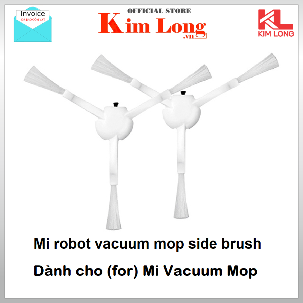 Chổi quét góc Xiaomi cho Robot Xiaomi Vacuum Mop (1 Hộp 2 Chổi), SKV4127TY - Hàng chính hãng