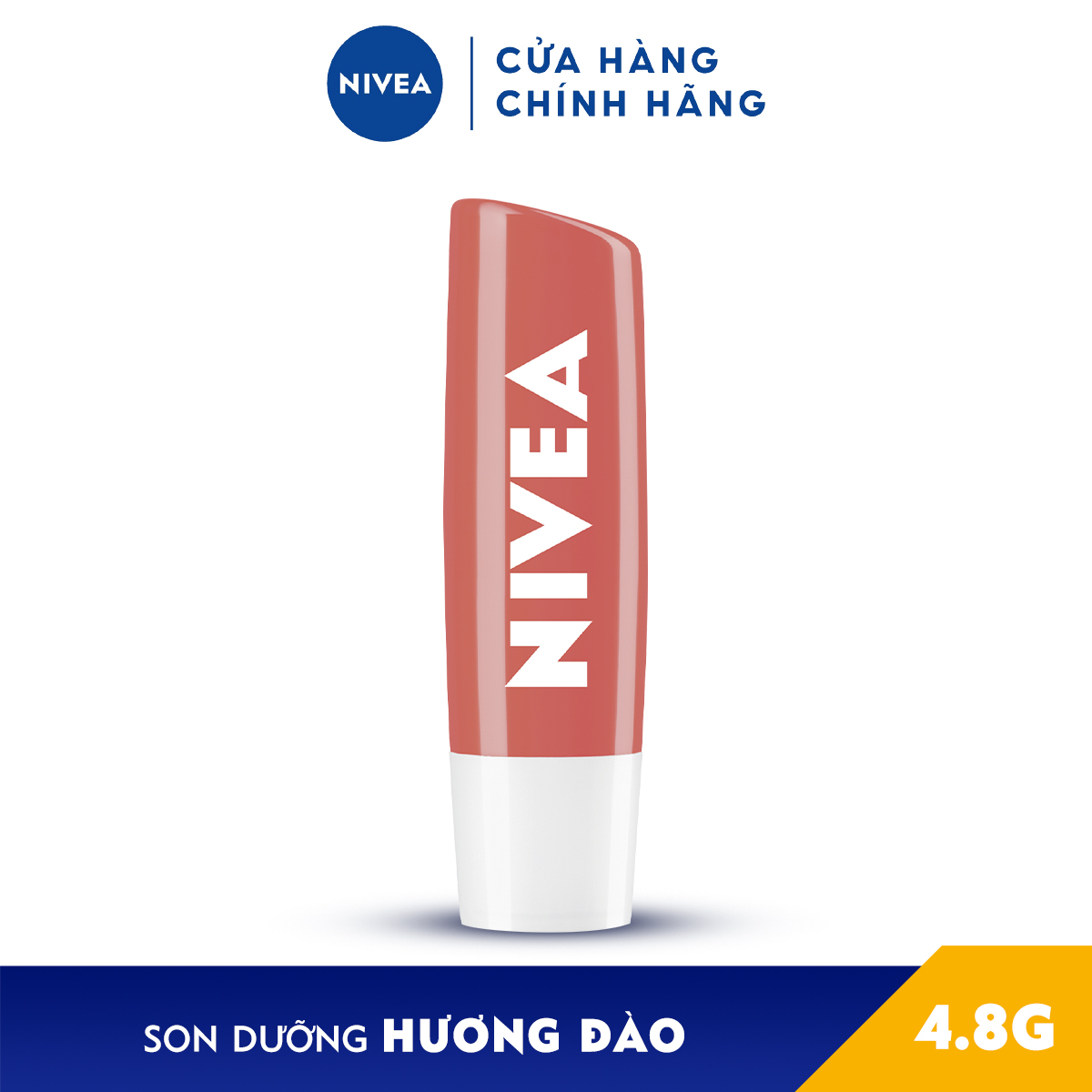 Son Dưỡng Ẩm Nivea Hương Đào 85031 (4.8g)