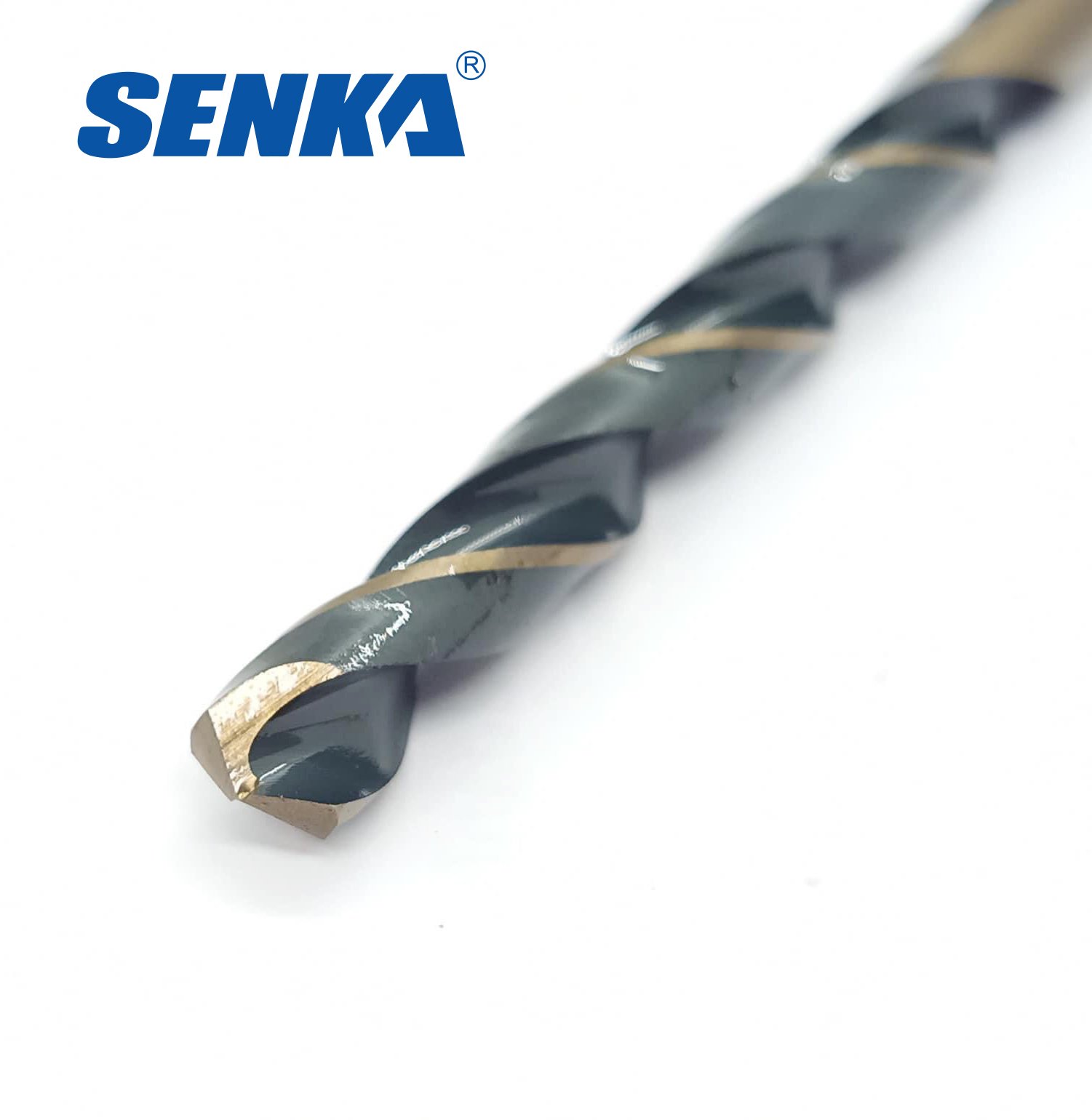8MM - 1 hộp 10 mũi khoan Thép Inox SENKA Vàng Đen cao cấp Công nghệ Đức