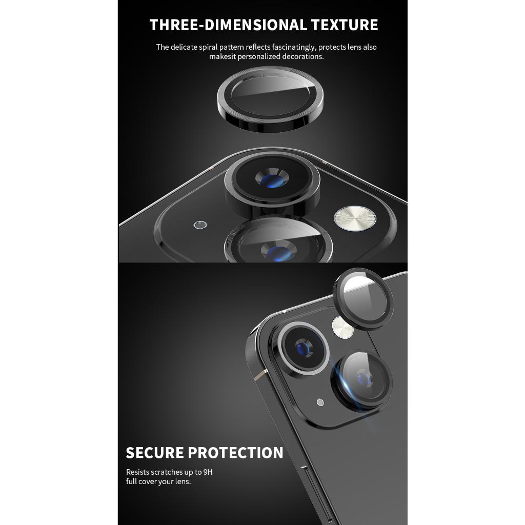 Hình ảnh Cường lực dán bảo vệ camera MIPOW TitanShield cho iPhone 15 / 15 Plus - Hàng chính hãng