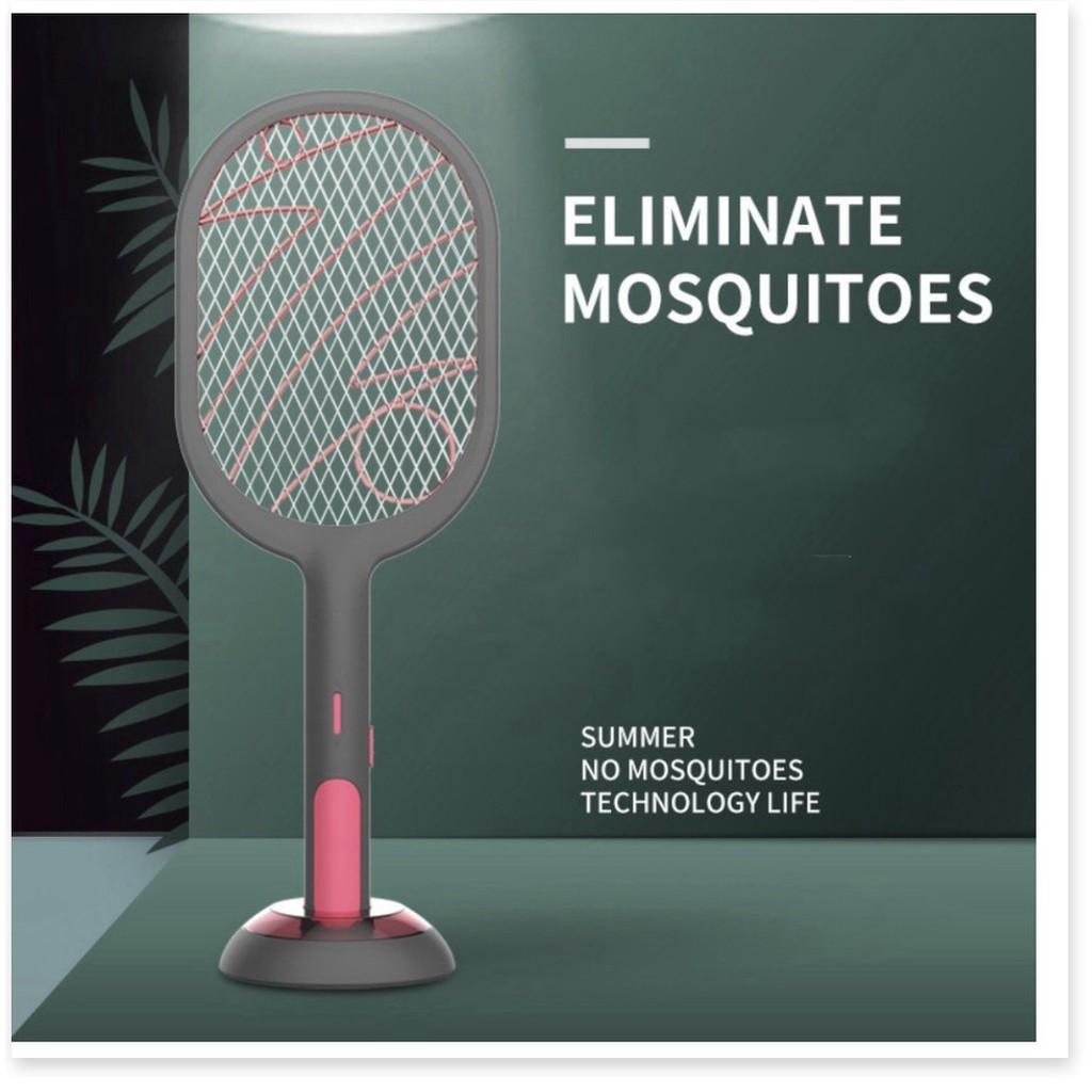 Vợt muỗi Mosquito Eliminator UVLED sẽ chuyển sang đèn bắt muỗi khi sạc Gia Dụng SG