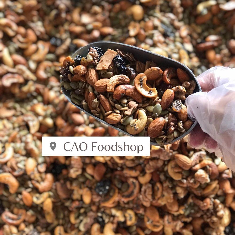 [500GR] Granola siêu hạt không yến mạch nướng mật ong CAO Food từ hạt dinh dưỡng cao cấp 100% không đường