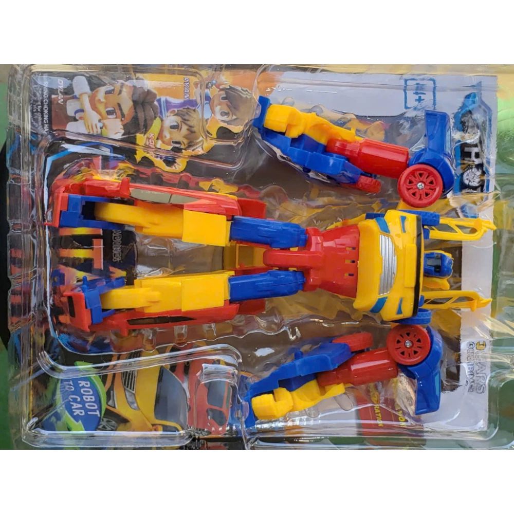 Đồ Chơi Robot Lắp Ráp Thành Xe Ôtô Mini 3in1-Đồ Chơi Cho Bé Trai