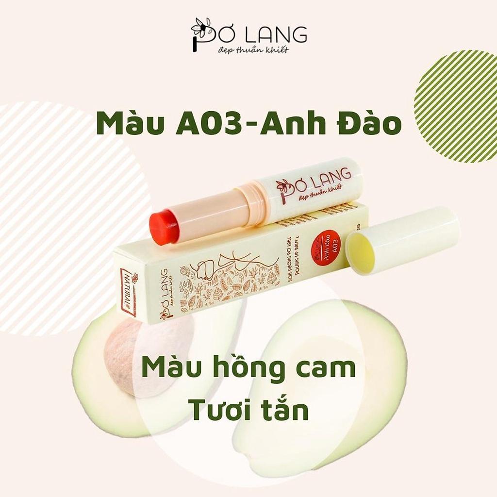 Son dưỡng có màu Pơ Lang giảm khô môi dưỡng hồng môi 3.5gr