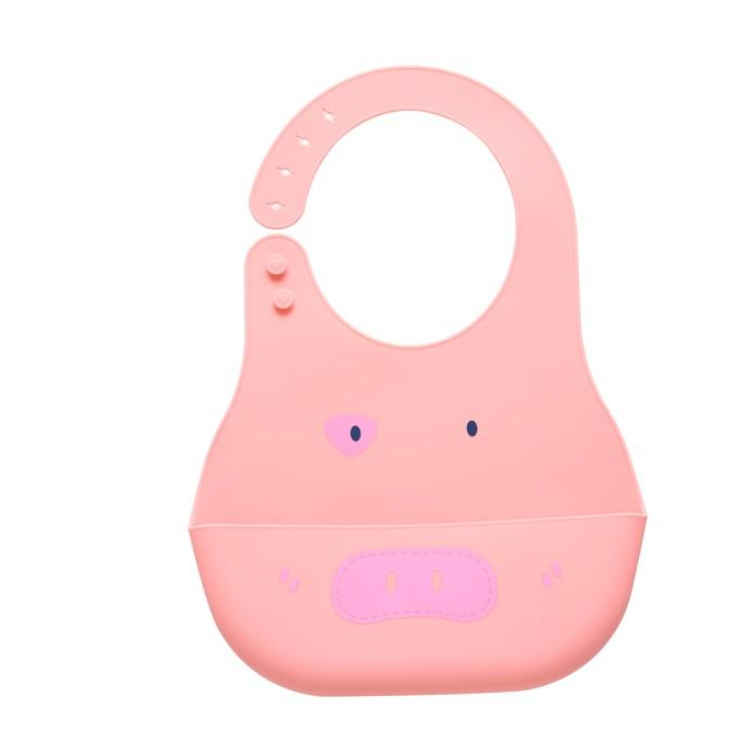 Yếm ăn dặm silicon có máng siêu mềm BPA Free, chống rơi vãi và bám bẩn cho bé Royalcare 8836 - tặng đồ chơi tắm 2 món