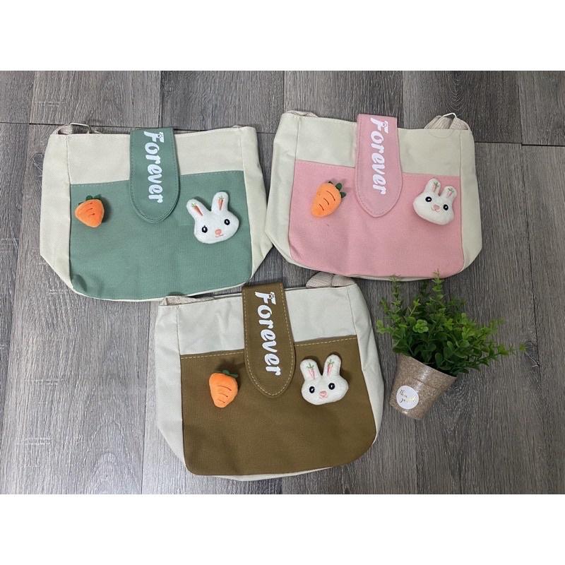 Túi xách đeo chéo nữ mini bag canvas