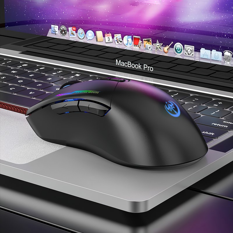 Chuột LED RGB 3200 DPI Gaming Mouse G90 Macro cho máy tính Laptop hàng nhập khẩu