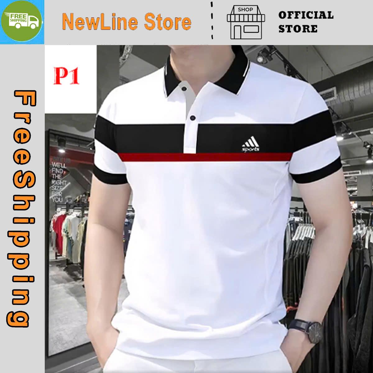 Áo Polo Nam Phối Ngực Thể Thao Trẻ Trυng Chất Cá Sấu CVC Sang Trọng Menswear Cao Cấp. - Đỏ