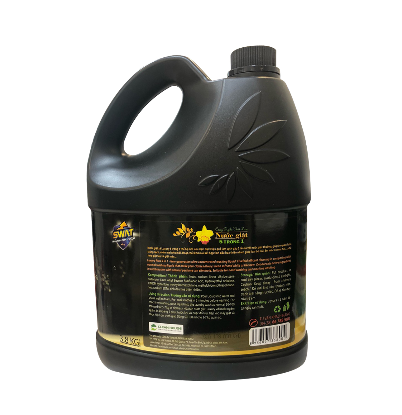 Nước Giặt Xả Swat Luxury 3.8kg