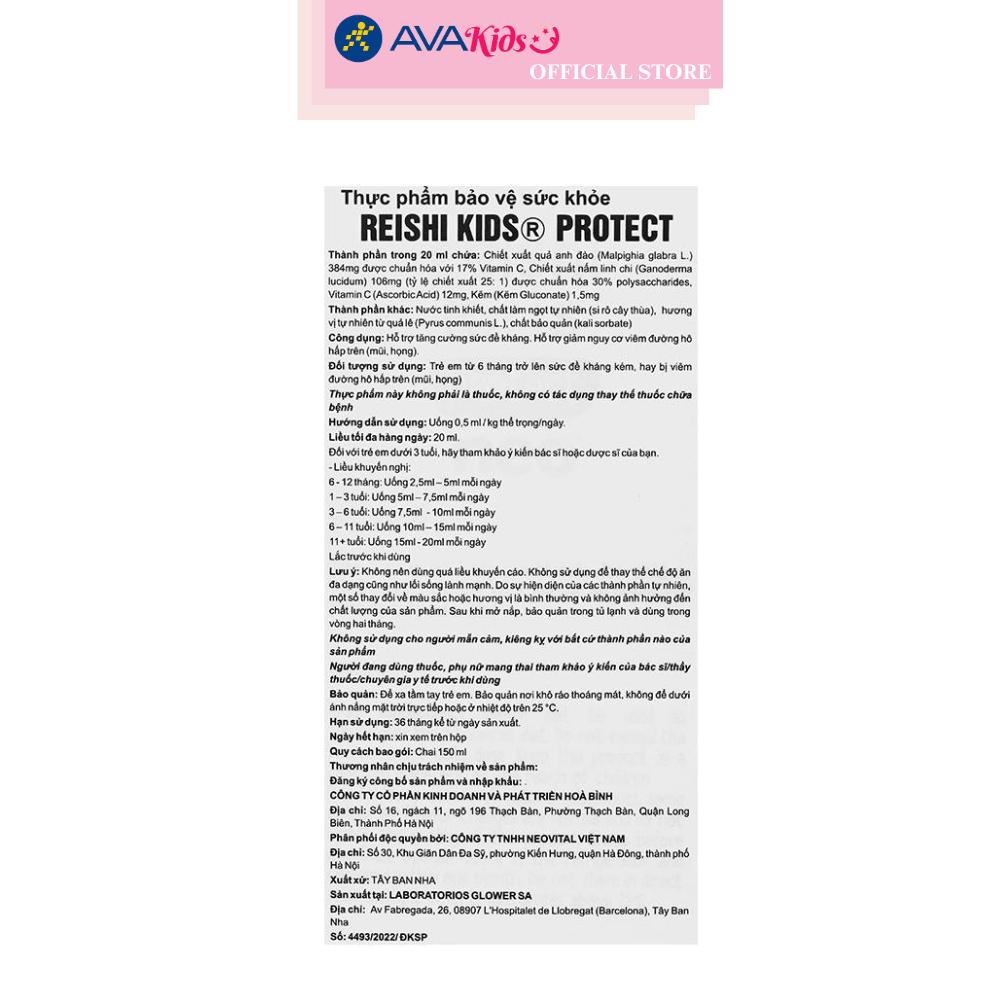 Siro Neo Kids Protect tăng sức đề kháng 150 ml (từ 6 tháng)