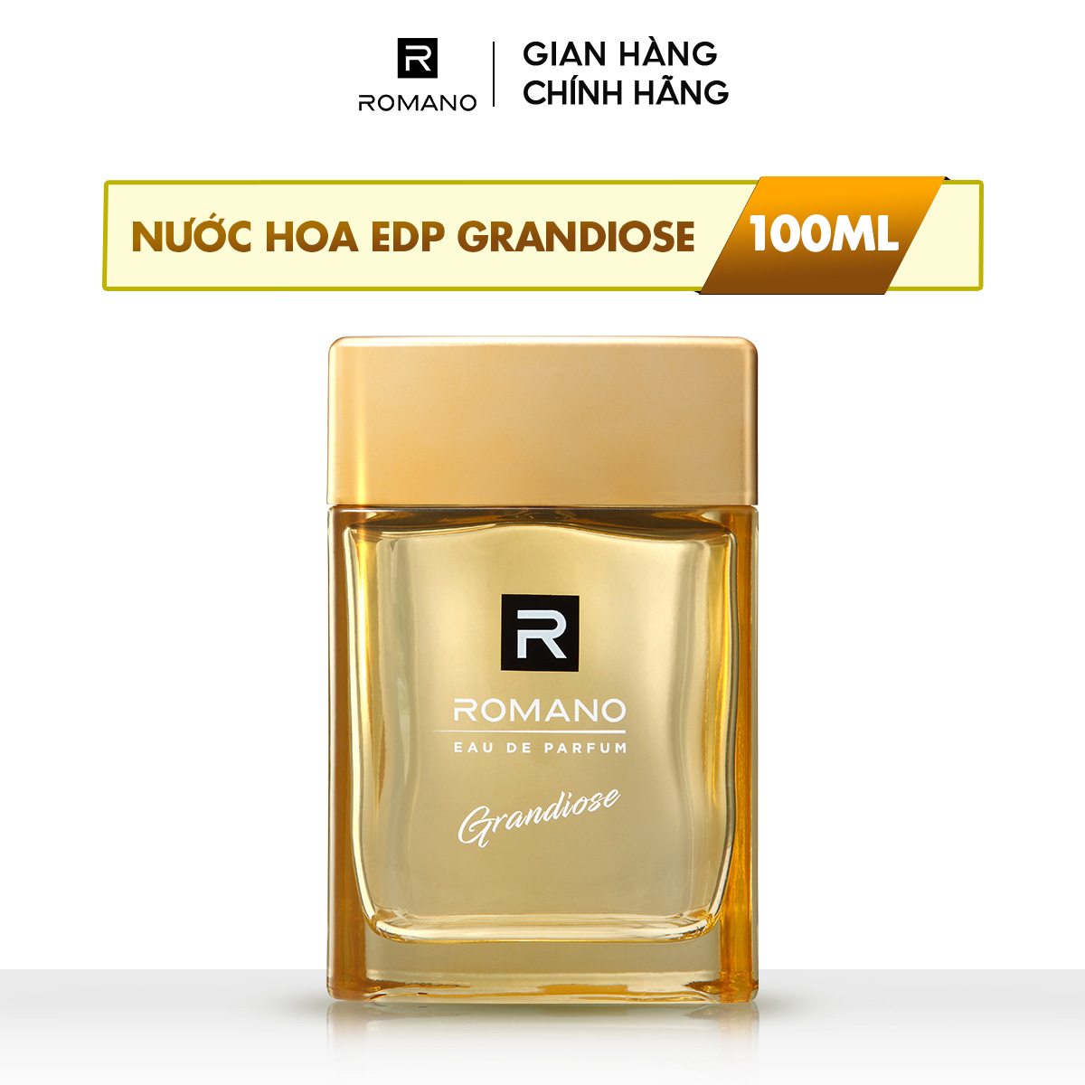 Combo Tắm Gội 2 trong 1 Romano Passion 650g và Nước Hoa Romano EDP GIOVANE/PICCO/GRANDIOSE 100ML