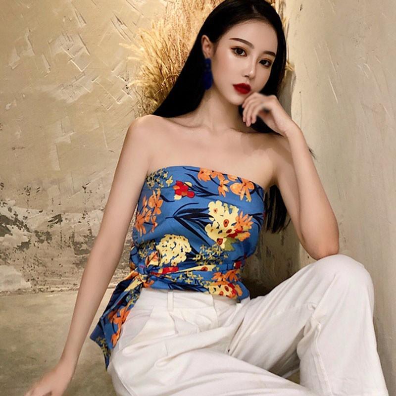 Áo Ống Hoạ Tiết In Thiết Kế Ôm Sát Tôn Dáng