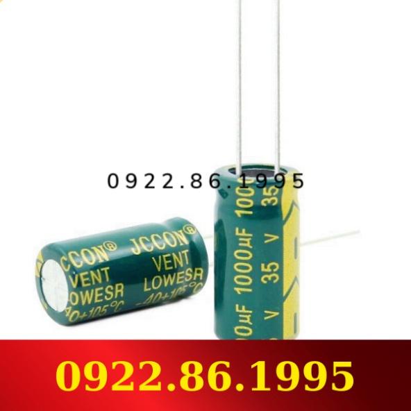 Tinh Thể Tần Số Cao Mới 1000Uf 35V 35V 1000Uf Kích Thước Mới: 10*20Mm hàng mới về