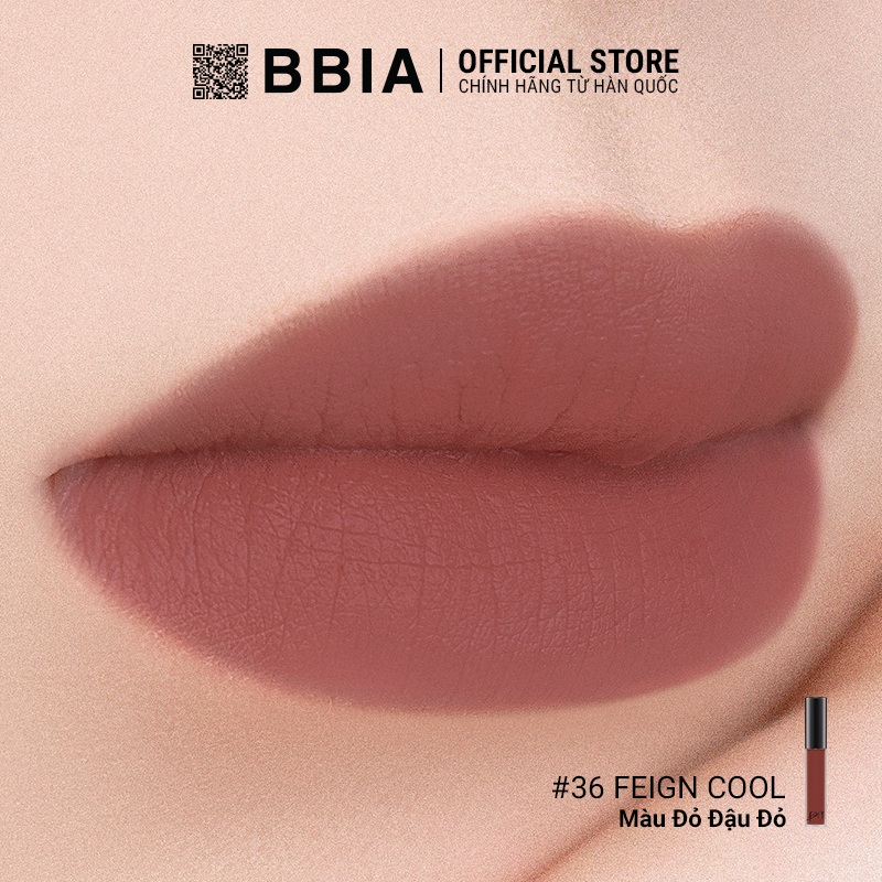 Combo 2 Son Kem Lì Bbia Last Velvet Lip Tint 5g - #38 Feign Fine và #36 Feign Cool