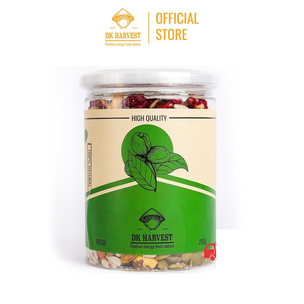 Hạt Mix Nuts 5 Loại hạt nhập khẩu DK Harvest