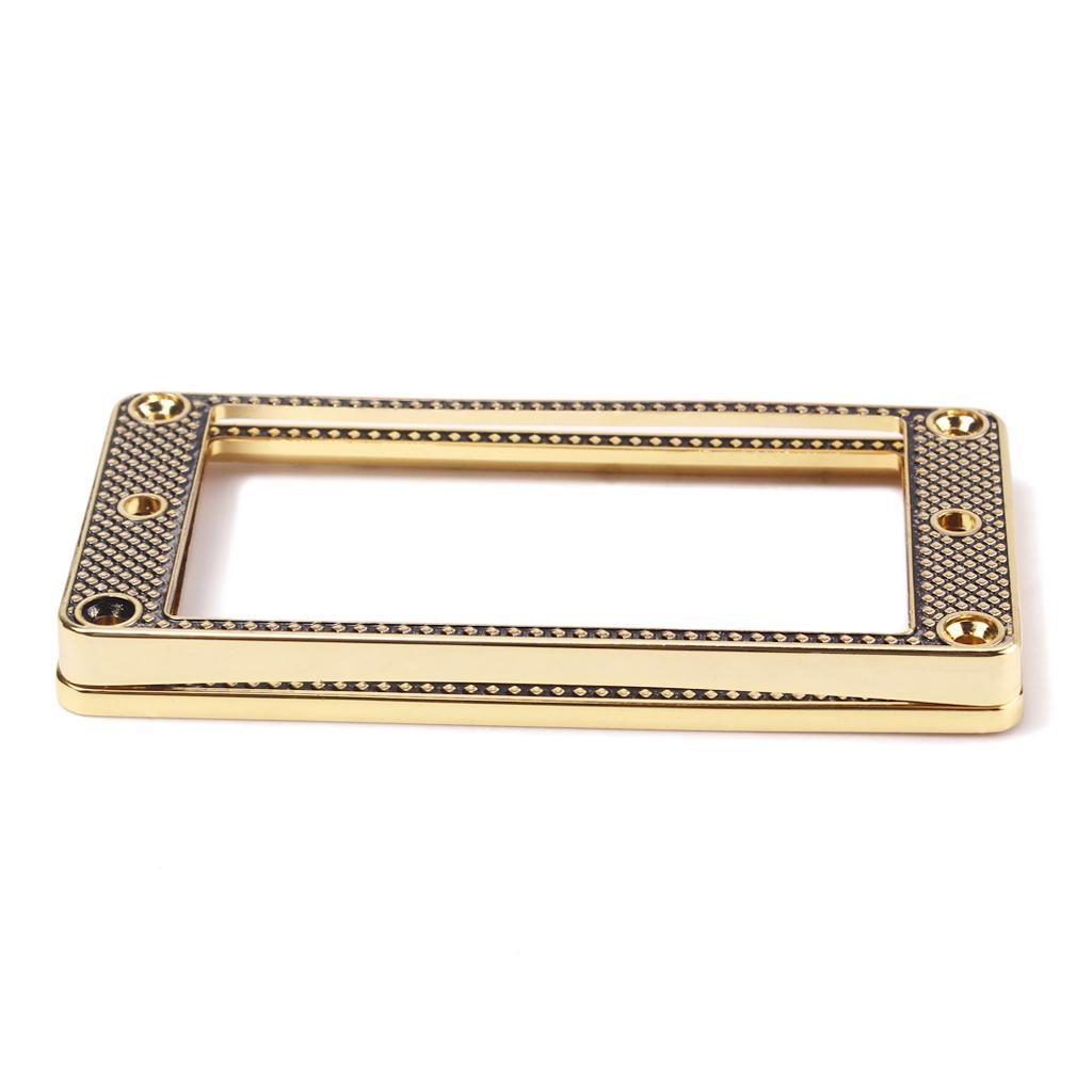 Metal Pickup Mounting Ring for LP SG Guitar w/ Screws Golden