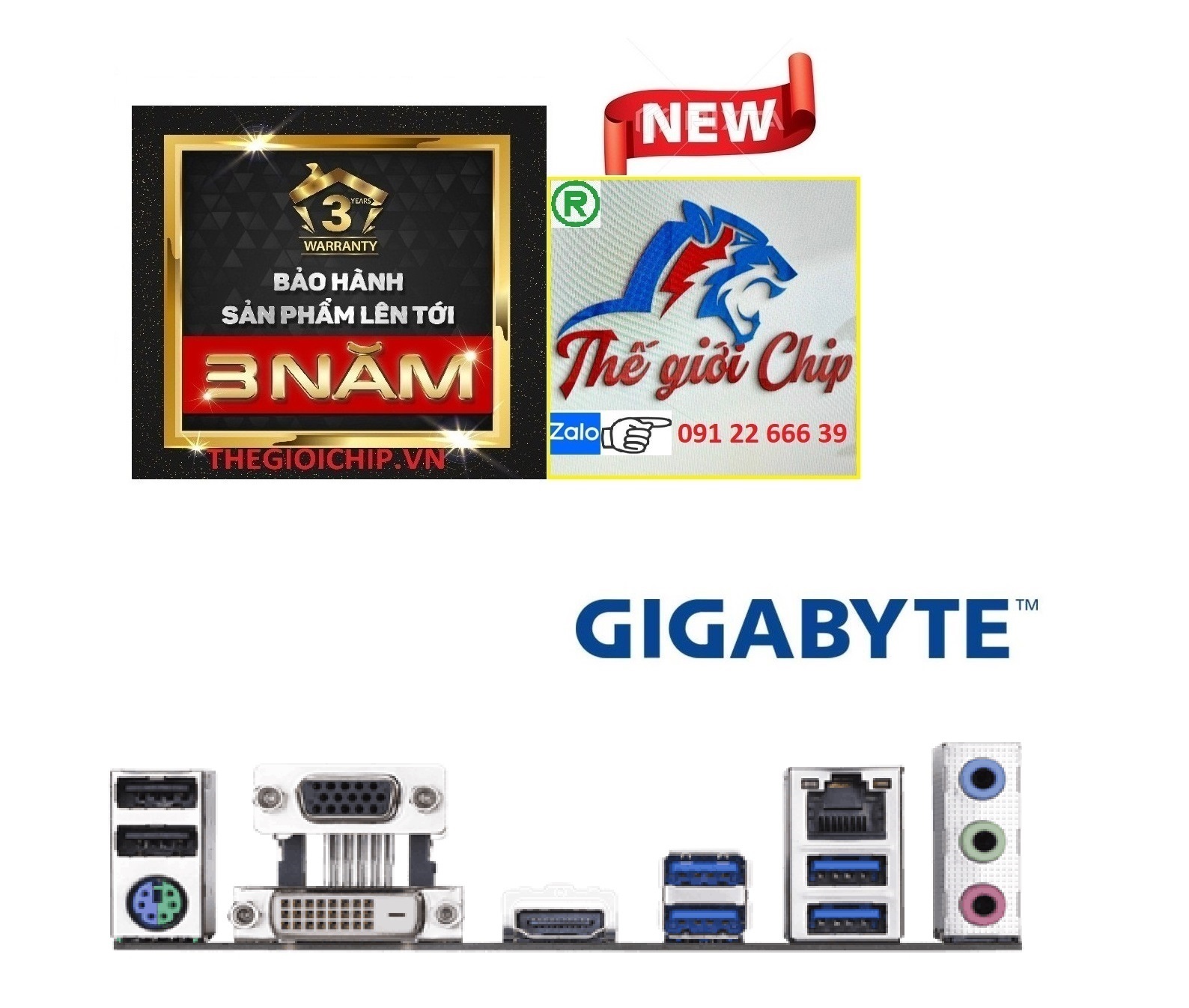 Bo Mạch Chủ (Mainboard) GIGABYTE B360M-DS3H (HÀNG CHÍNH HÃNG)