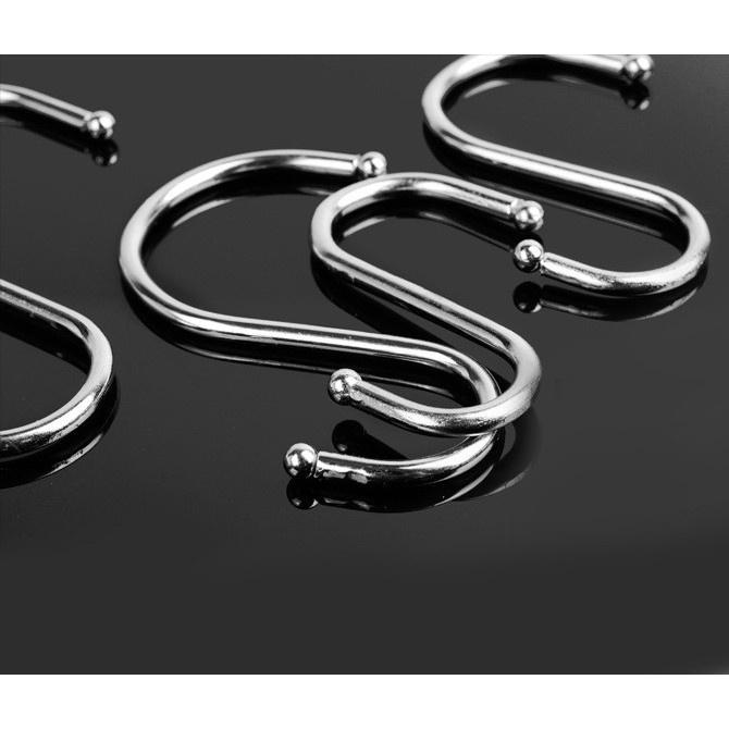 Sỉ Lô 50 Móc Chữ S Treo Đồ Siêu Chắc - Treo Hàng Hóa - Inox Loại 1