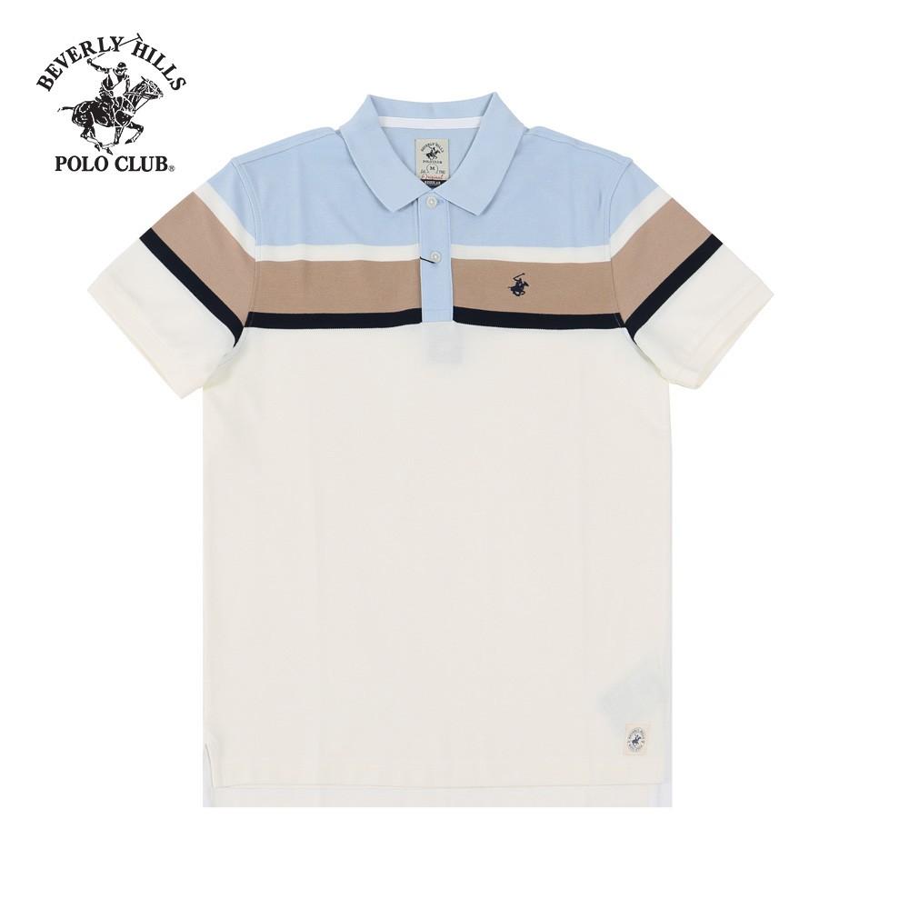 Áo polo ngắn tay nam Beverly Hills Polo Club 100% cotton - PMRSS20TL077