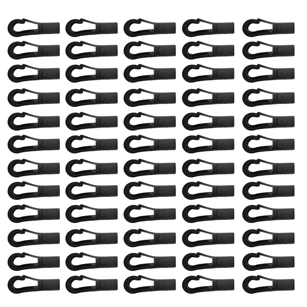 60 Pcs Plastic Bungee/Elastic Rope/Shock Cord Hook for 4 or 5mm Bungee Shock Cord