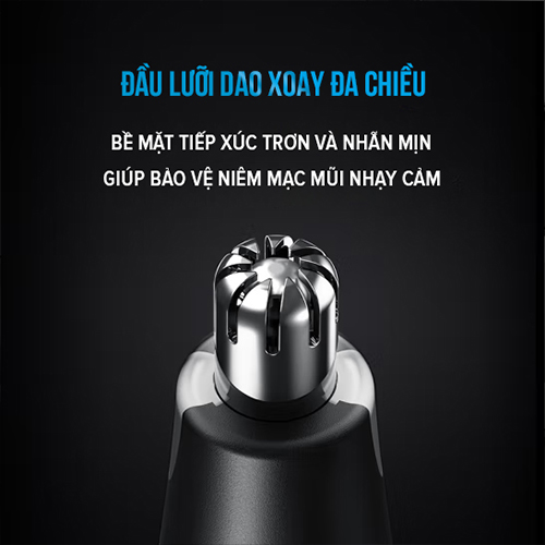 Máy Cắt Tỉa Lông Mũi FS5600VN Kháng Nước IPX7 Đầu Cạo 3D Sạc Nhanh 1 Giờ - Hàng chính hãng