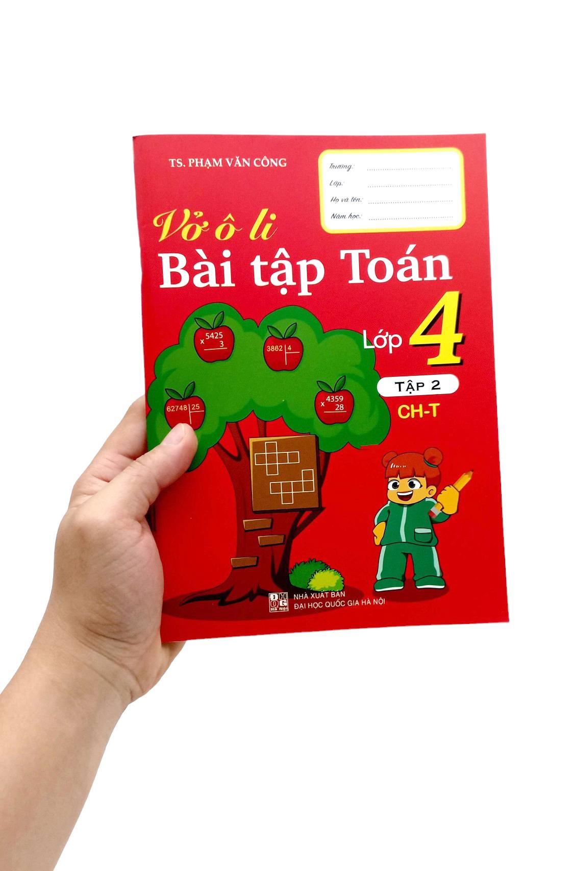 Vở Ô Li Bài Tập Toán Lớp 4 - Tập 2