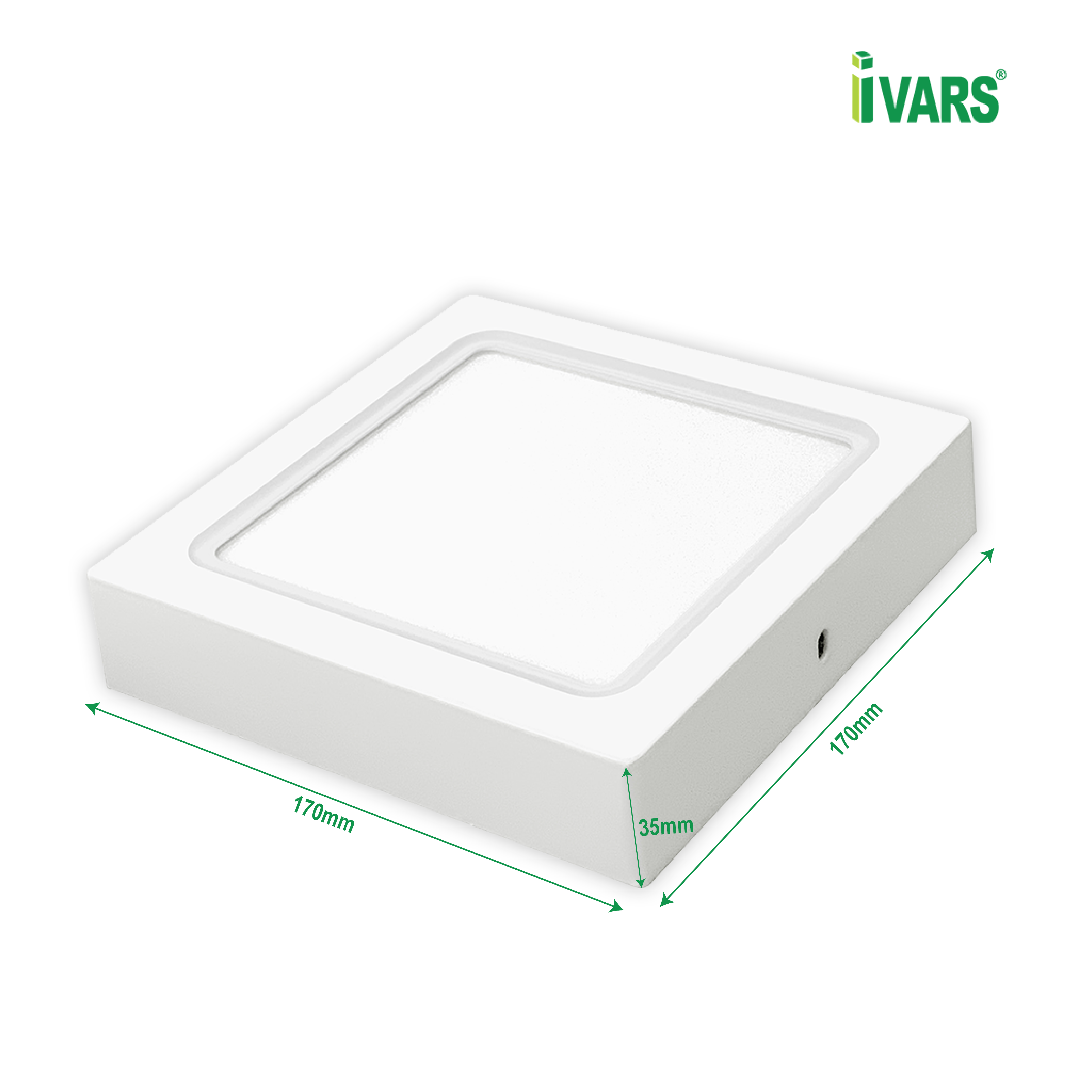 Đèn LED Ốp Nổi Đổi Màu Ánh Sáng Thương Hiệu IVARS - Công Suất 12W/18W/24W - Hàng chính hãng